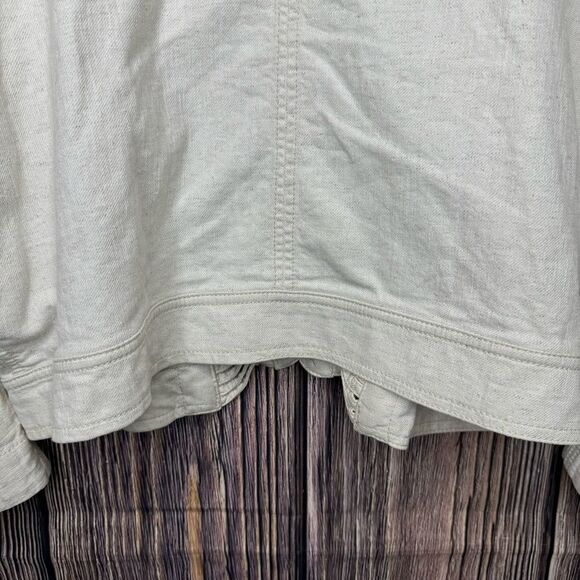 Anthropologie Hei Hei Ladder Linen Cut Out Jacket Size M/L - Picture 10 of 16